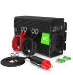 Inversor de voltaje para automóvil de green cell ® de 24 v a 230 v, onda sinusoidal completa de 300 w / 600 w