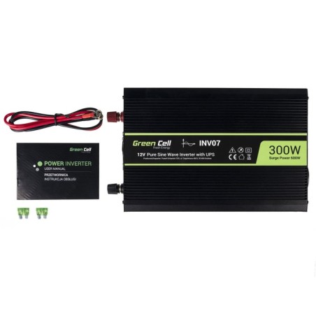 Green cell ® voltage car inverter ups for furnances and central heating pumps 300w