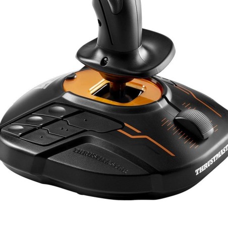 Thrustmaster t.16000m fcs space sim duo palanca de mando pc negro, naranja