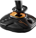 Thrustmaster t.16000m fcs space sim duo palanca de mando pc negro, naranja