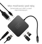 Green cell hub2 usb-c, 3x usb 3.0 rj45 1gbps hdmi 4k, dex nintendo switch apple