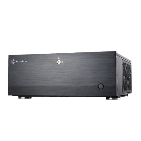 Caja pc silverstone computer case sst-gd07b grandia htpc atx, black