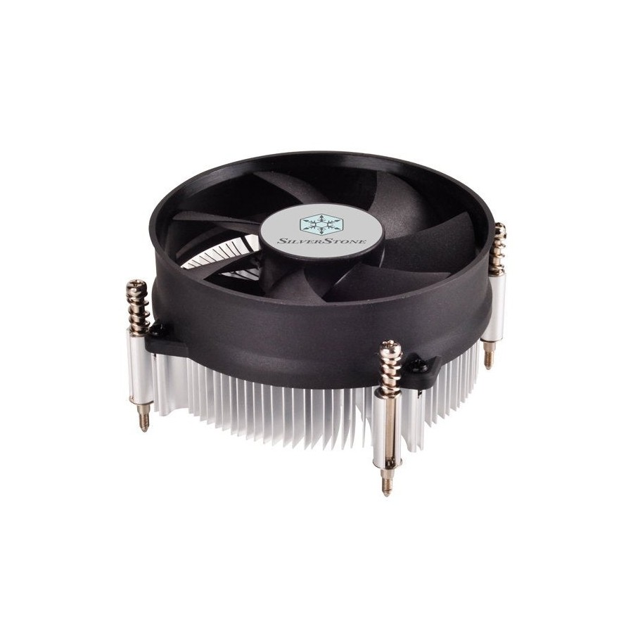 Silverstone nitrogon cpu cooler sst-nt09-115x quiet 80mm pwm, low profile, intel