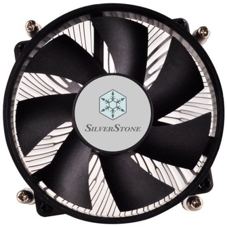 Silverstone nitrogon cpu cooler sst-nt09-115x quiet 80mm pwm, low profile, intel