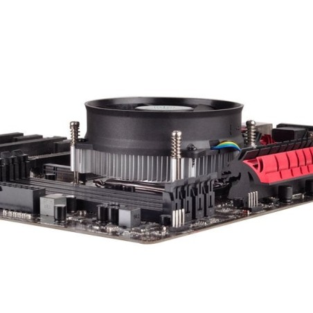 Silverstone nitrogon cpu cooler sst-nt09-115x quiet 80mm pwm, low profile, intel