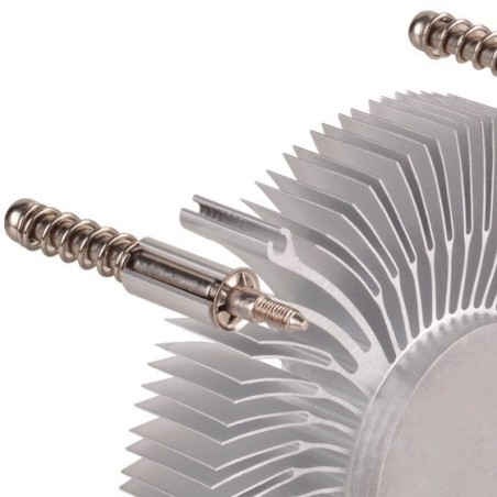 Silverstone nitrogon cpu cooler sst-nt09-115x quiet 80mm pwm, low profile, intel