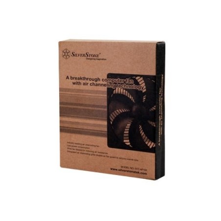 Silverstone ventilador de caja negro sst-ap181