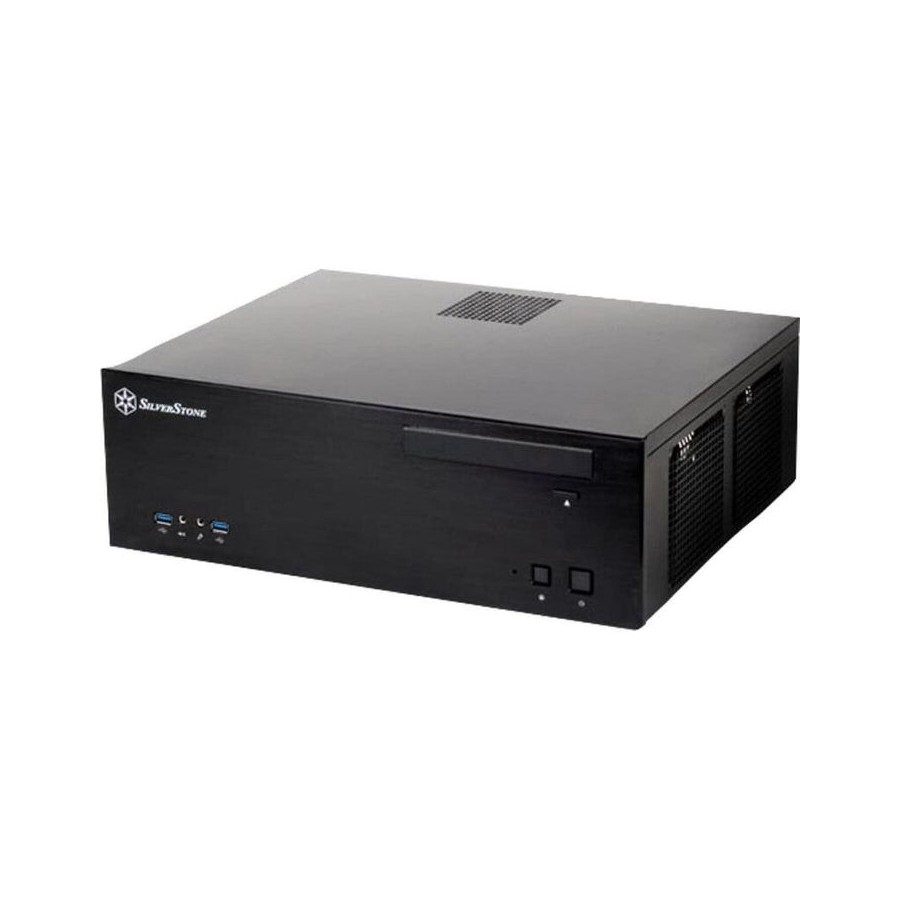 Caja pc silverstone computer case sst-gd04b usb 3.0 grandia htpc micro atx, black
