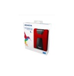 Adata dashdrive durable hd650 disco duro externo 1000 gb rojo