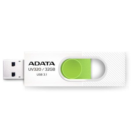Pendrive adata uv320 32 gb usb tipo a 3.2 gen 1 (3.1 gen 1) verde, blanco