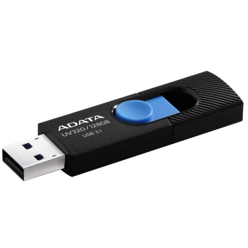 Pendrive adata uv320, 128gb, usb 3.0, black and blue