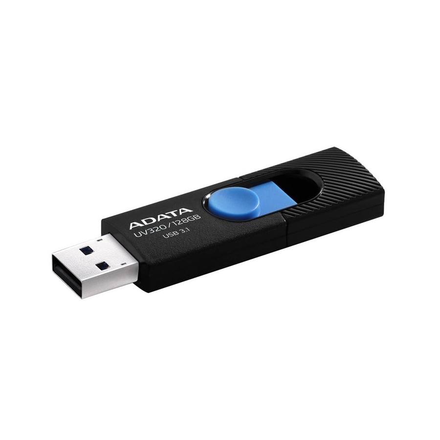 Pendrive adata uv320, 128gb, usb 3.0, black and blue