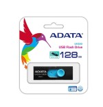 Pendrive adata uv320, 128gb, usb 3.0, black and blue