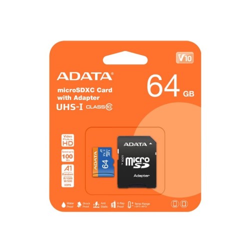 Adata premier micro sdxc uhs-i 64gb 85/25 mb/s
