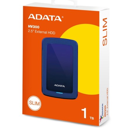 Adata hdd ext hv300 1tb blue disco duro externo 1000 gb negro