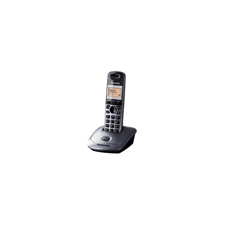 Panasonic kx-tg2511 teléfono dect gris identificador de llamadas