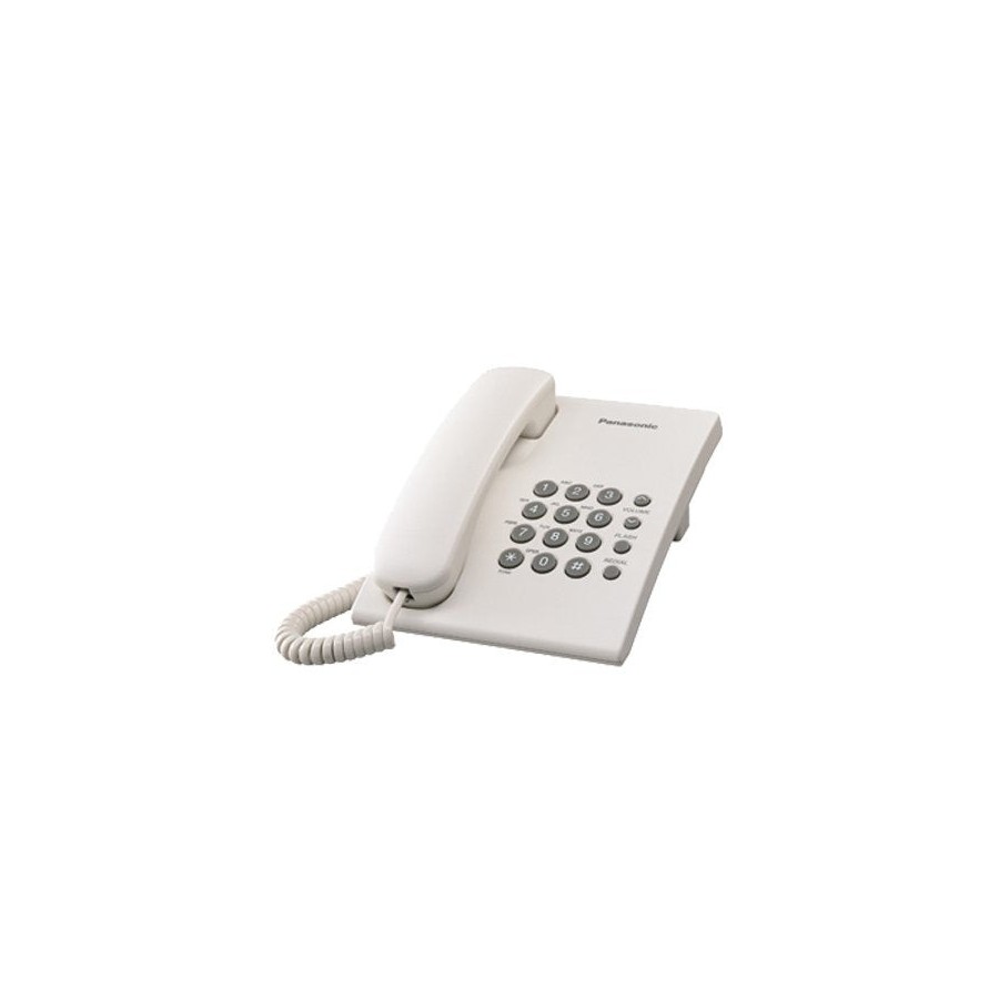 Panasonic kx-ts500pdw teléfono teléfono analógico blanco
