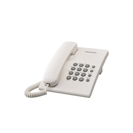 Panasonic kx-ts500pdw teléfono teléfono analógico blanco