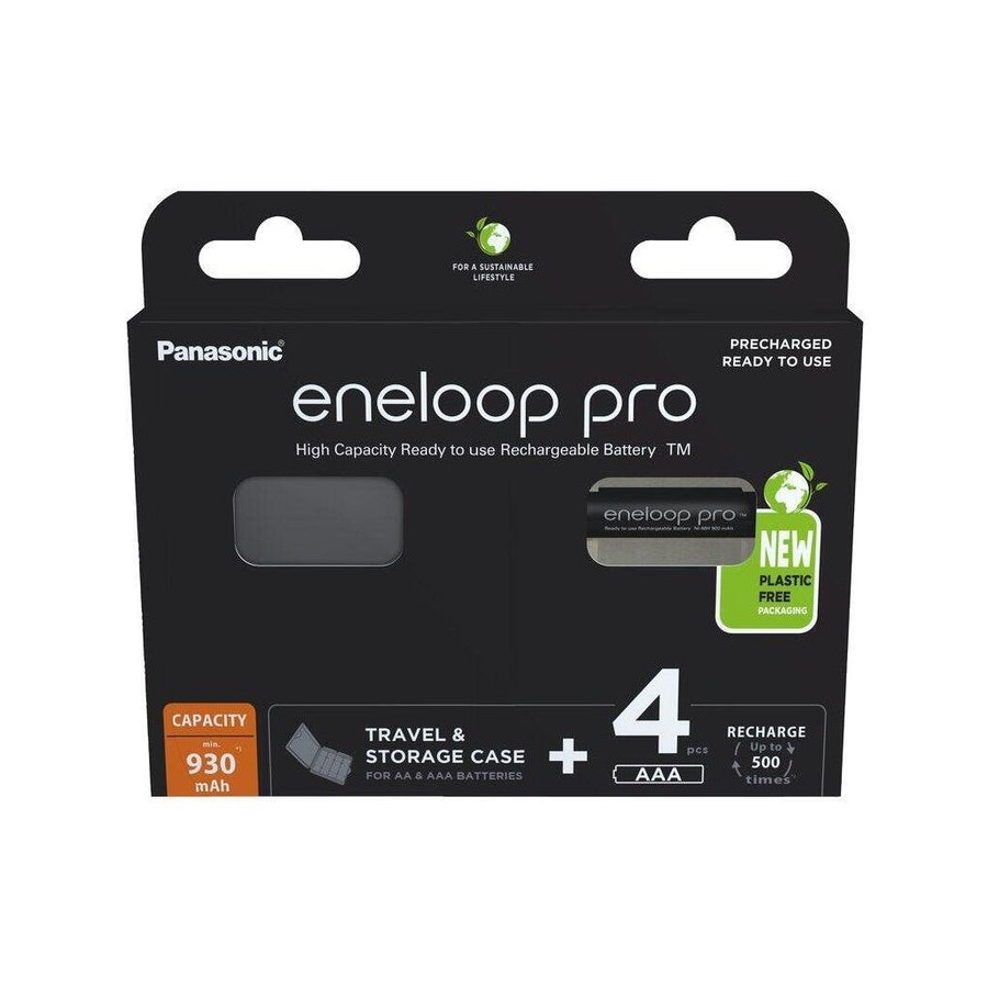 Panasonic eneloop pro r03/aaa 930mah, 4 pcs, blister + box