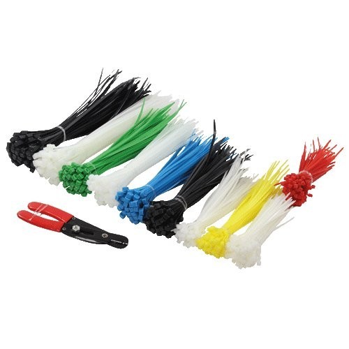 Logilink kab0019 presilla nylon negro, azul, verde, rojo, blanco