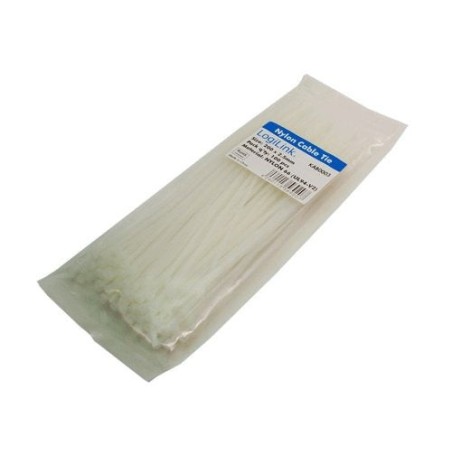 Logilink - set bridas 100 pcs 20cm blancas