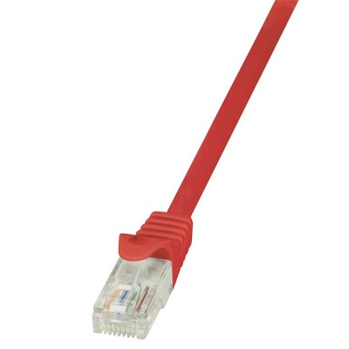 Logilink 3m cat.6 u/utp cable de red cat6 u/utp (utp) rojo
