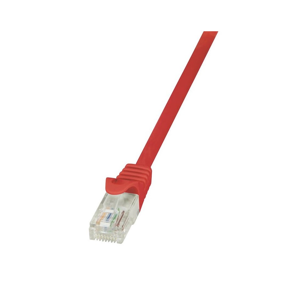 Logilink 3m cat.6 u/utp cable de red cat6 u/utp (utp) rojo