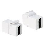 Logilink - acoplador en línea keystone mm hdmi hembra / hembra, montaje a presión