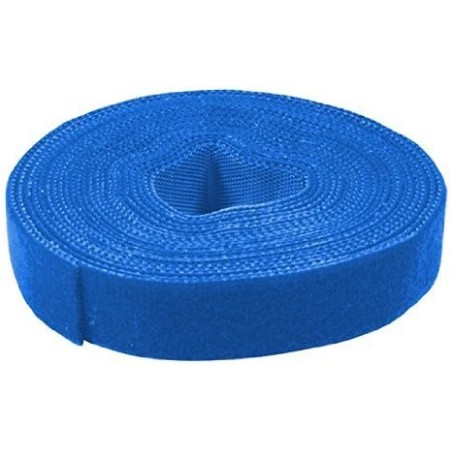 Logilink kab0053 - cinta de velcro, 4m, azul