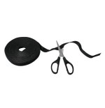 Logilink - organizador de cable, cinta de velcro, 10m, negro