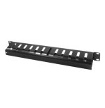 Panel de cables logilink de 19 "1u, con tapa, negro (orcc01b)