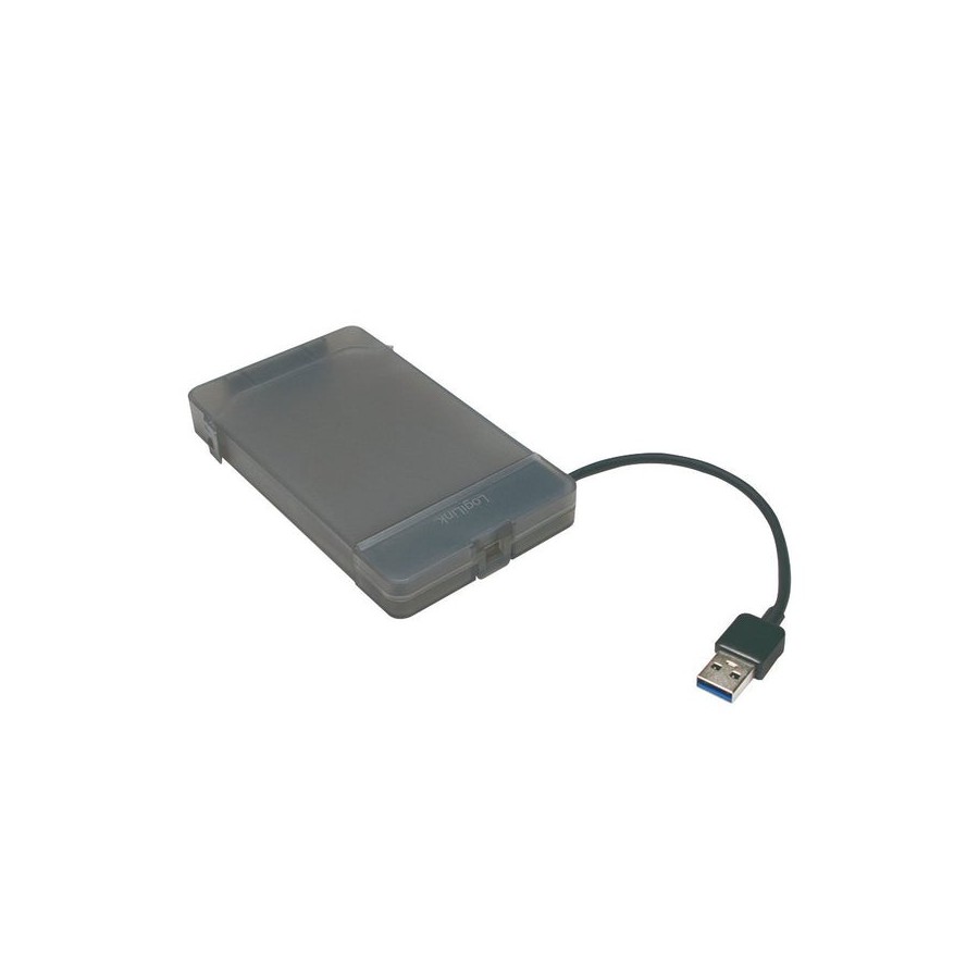 Logilink au0037 caja para disco duro externo 2.5" carcasa de disco duro/ssd gris