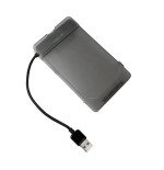 Logilink au0037 caja para disco duro externo 2.5" carcasa de disco duro/ssd gris