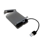 Logilink au0037 caja para disco duro externo 2.5" carcasa de disco duro/ssd gris