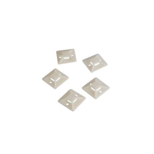 Logilink kab0044 soporte de sujeción de cables beige 50 pieza(s)