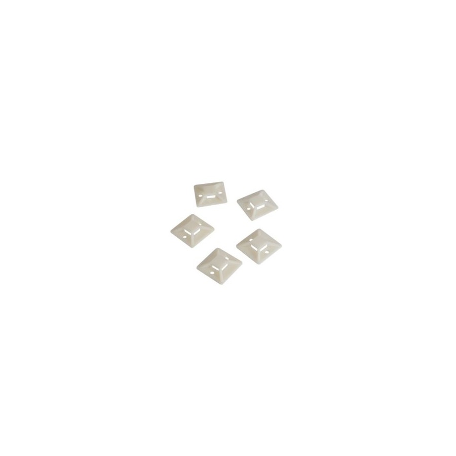 Logilink kab0044 soporte de sujeción de cables beige 50 pieza(s)