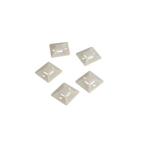 Logilink kab0044 soporte de sujeción de cables beige 50 pieza(s)