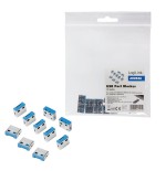 Logilink au0046 usb port de blocker candado para puertos usb 10x locks