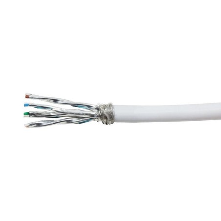 Cable de red logilink primeline, cat.7, s ftp, blanco, 100 m
