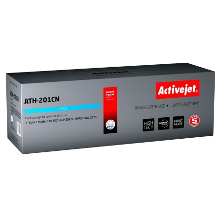 Tóner activejet ath-201cn (reemplazo para hp 201a cf401a - supreme - 1400 páginas - cyan)