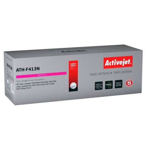 Tóner activejet ath-f413n (reemplazo para hp 410a cf413a - supreme - 2300 páginas - magenta)