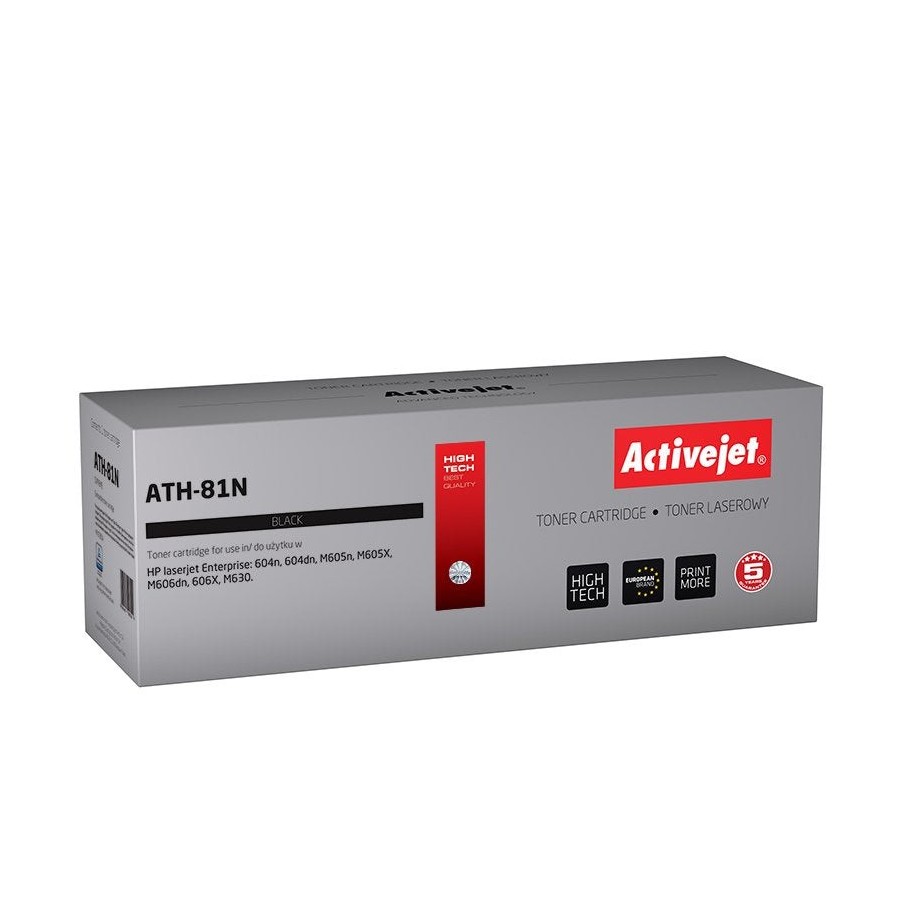 Tóner activejet ath-81n (reemplazo para hp 81a cf281a - supreme - 10500 páginas - negro)