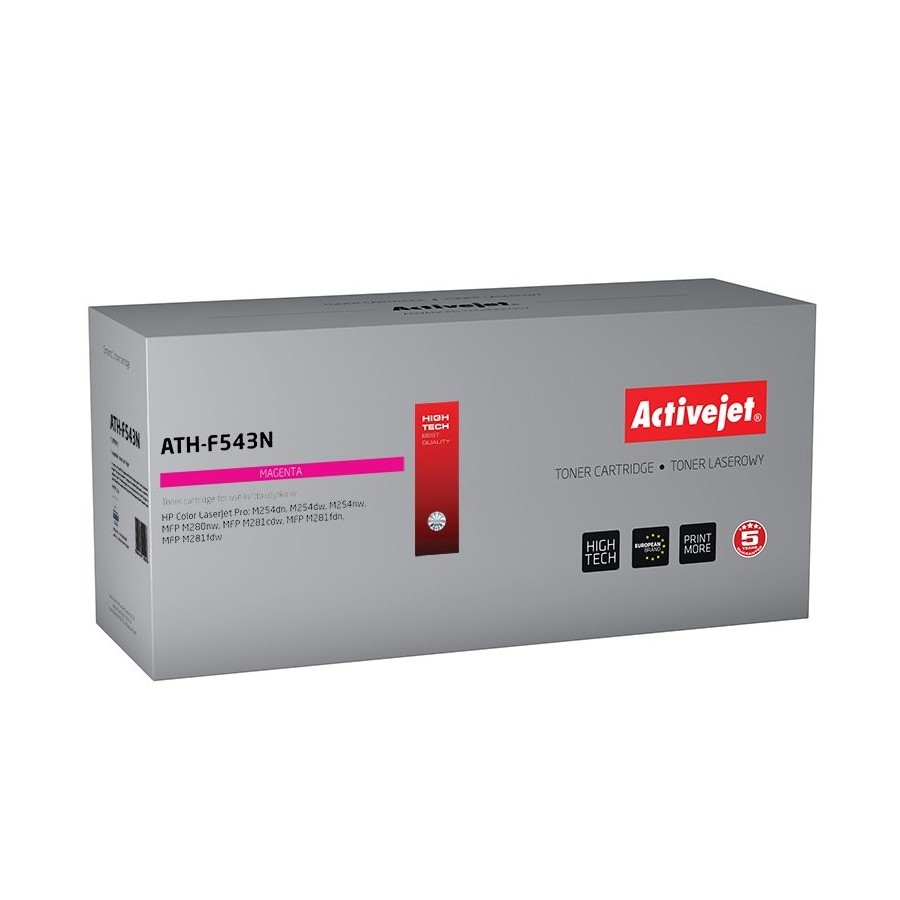 Activejet ath-f543n cartucho de tóner compatible magenta 1 pieza(s)