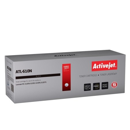 Tóner activejet atl-610n (reemplazo para lexmark 50f2u0e - supreme - 20.000 páginas - negro)