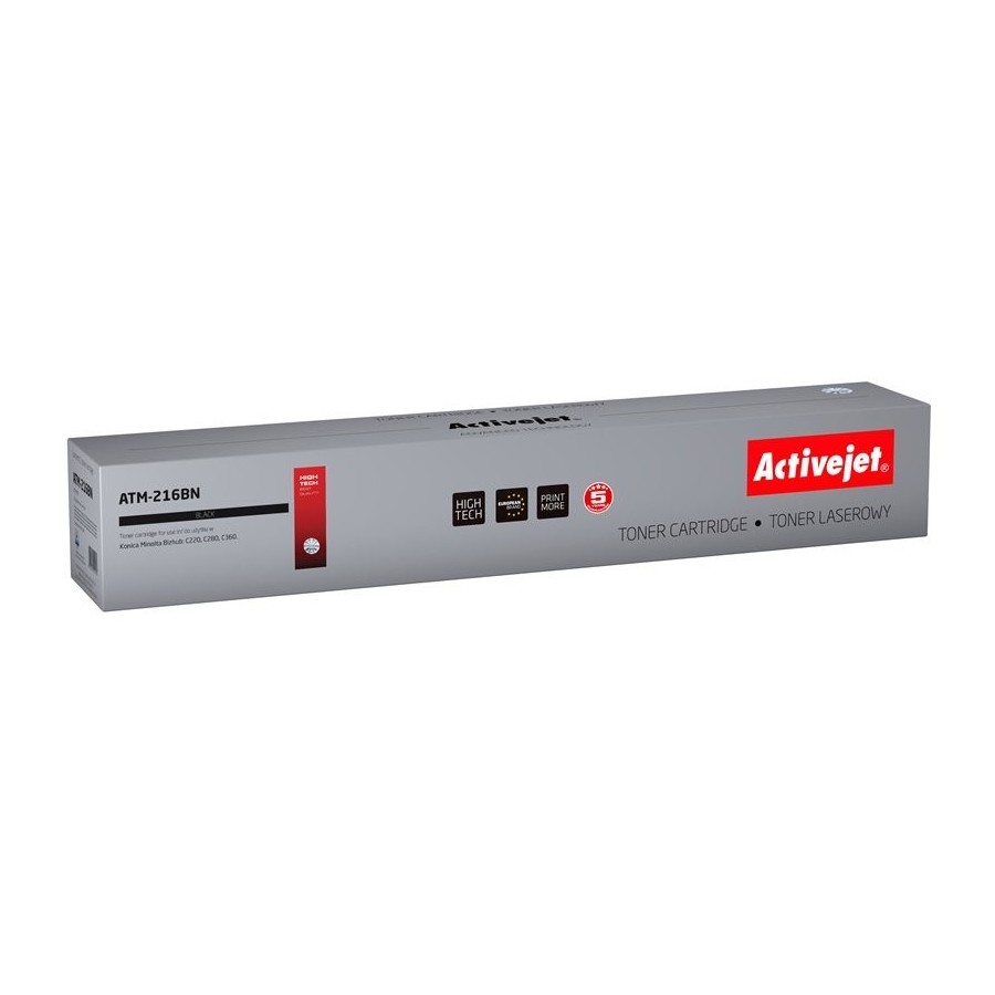 Activejet atm-216bn cartucho de tóner compatible negro  replacement konica minolta tn216bk