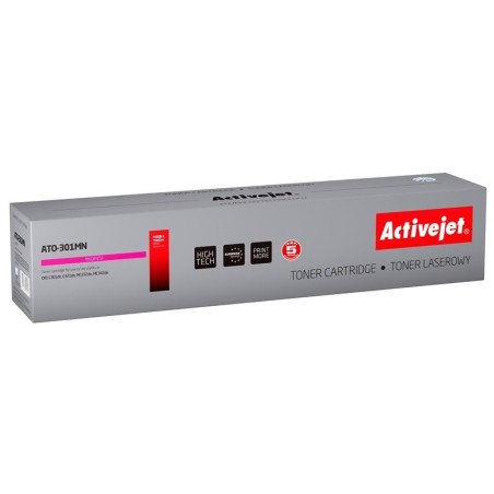 Tóner activejet ato-301mn (reemplazo para oki 44973534 - supreme - 1500 páginas - magenta)