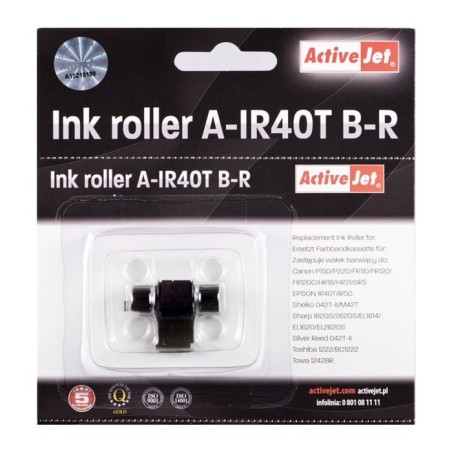 Juego 5 rodillos de color activejet a-ir40t (reemplazo para epson ir40t - supreme - negro rojo 5 piezas)