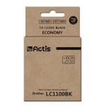 Tinta actis kb-1100bk (reemplazo de brother lc1100bk / 980bk - estándar - 28 ml - negro)
