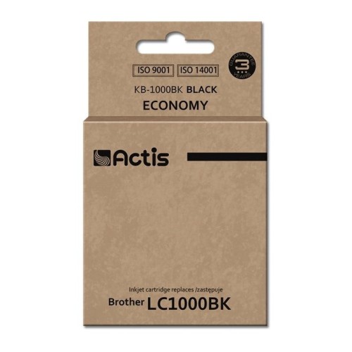 Tinta actis kb-1000bk (reemplazo de brother lc1000bk / lc970bk - estándar - 36 ml - negro)