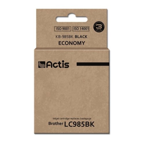 Tinta actis kb-985bk (reemplazo de brother lc985bk - estándar - 28 ml - negra)